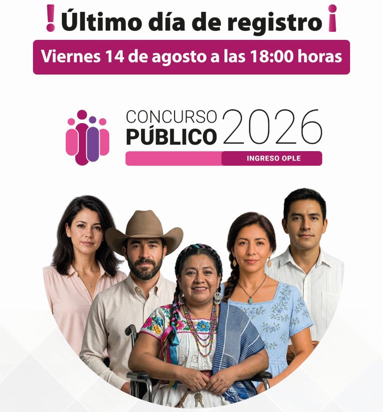 Ofrece IEM seis oportunidades para integrarse al Servicio Profesional Electoral