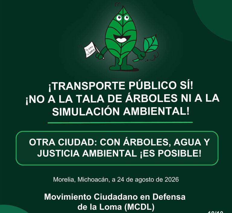 Exige Movimiento en Defensa de la Loma a gobierno presente estudio de impacto ambiental del proyecto del morebús