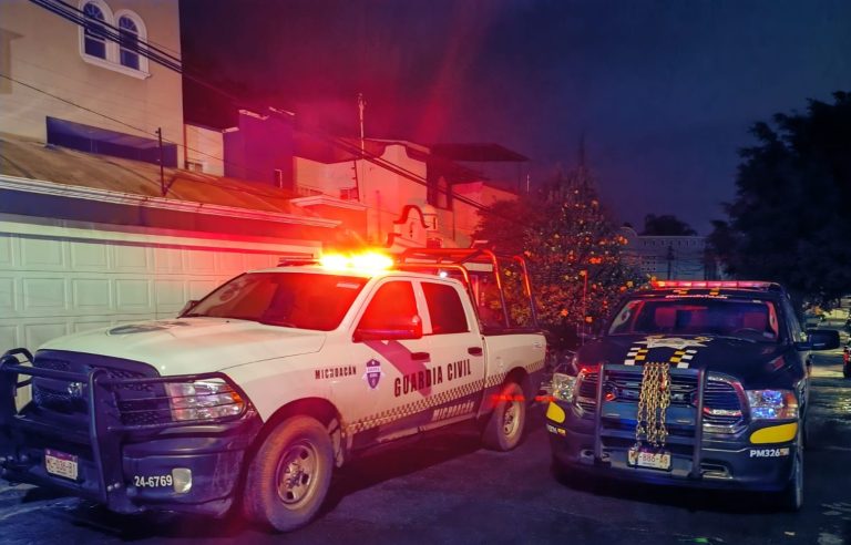 Dos muertos y dos sujetos asegurados tras balacera en la colonia Del Periodista, en Morelia
