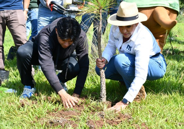 Jornada de reforestación, en Tiripetío