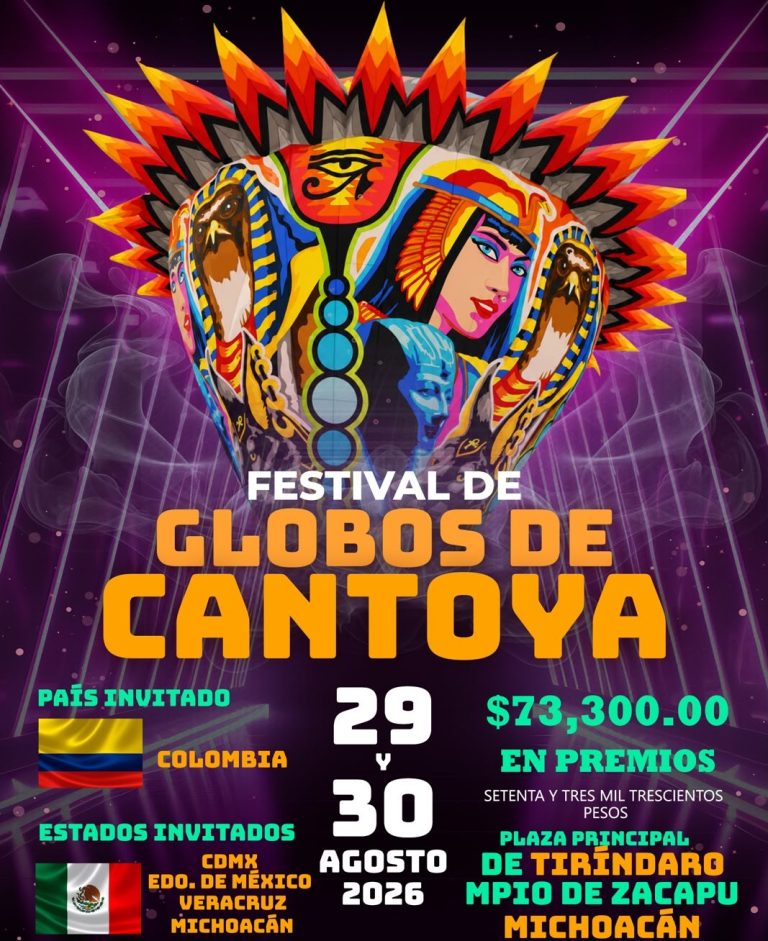 Anuncian la tercera edición del Festival de Globos de Cantoya en Tiríndaro