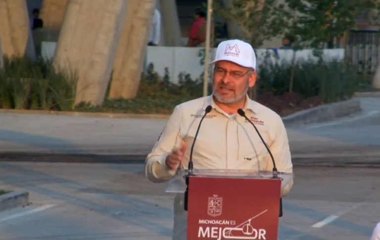 Reitera gobernador que se realizan obras e infraestructura sin deuda en Michoacán