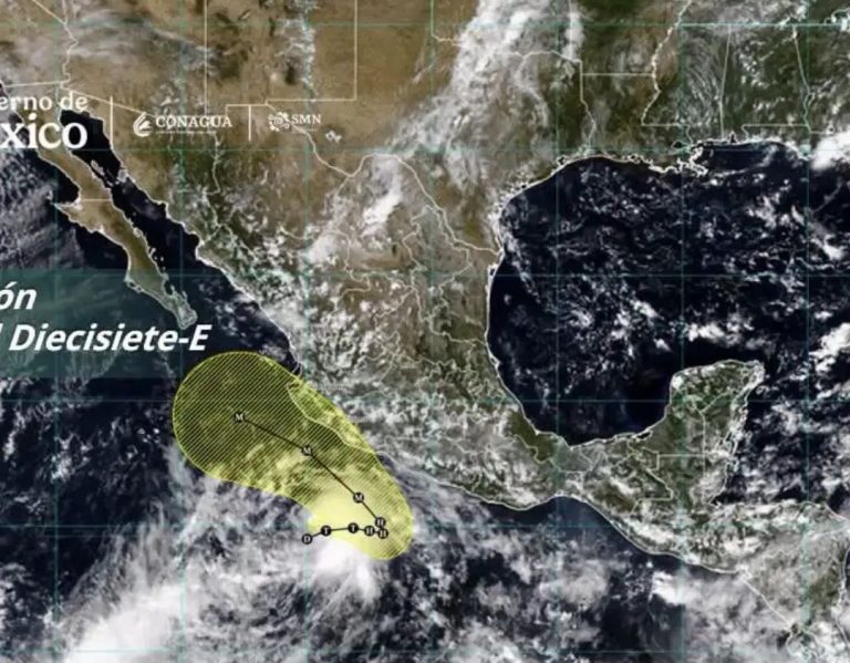 Polo se convierte en huracán categoría 1, se ubica entre Michoacán y Guerrero