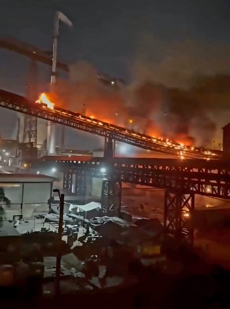 Se registra incendio en el área MIDREX de ArcelorMittal 
