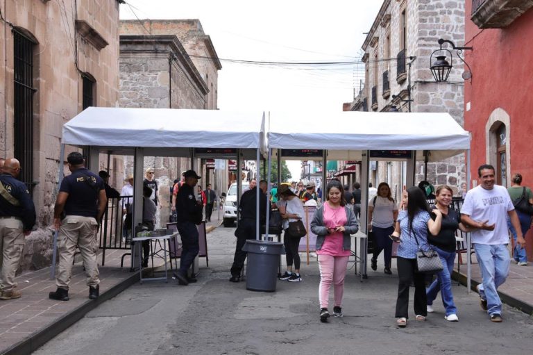 Medidas que se aplicarán durante los festejos del 15 y 16 de septiembre en el primer cuadro