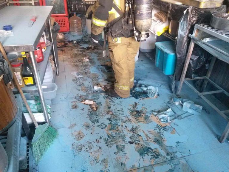 Ocurre conato de incendio en negocio de comida japonesa, en Morelia