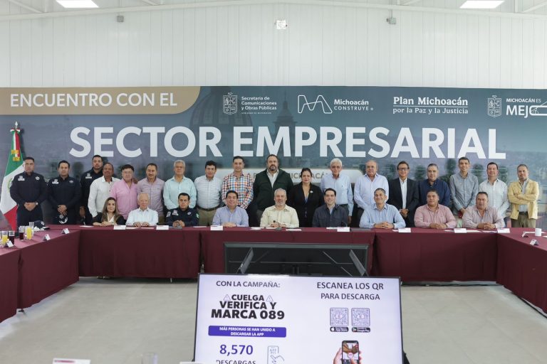 Gobernador se reúne con empresarios de La Piedad para tratar extorsión