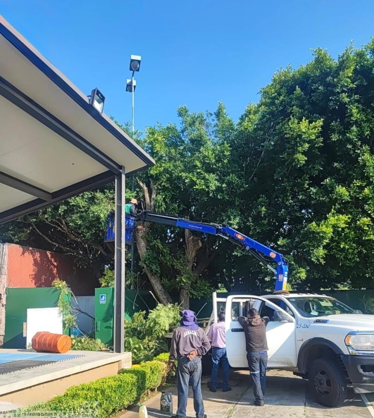Gobierno de Morelia da mantenimiento a diversos puntos de la ciudad