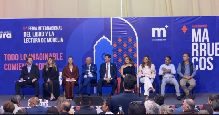 Inauguran 5ta Feria Internacional del Libro y la Lectura de Morelia; el invitado especial es Marruecos