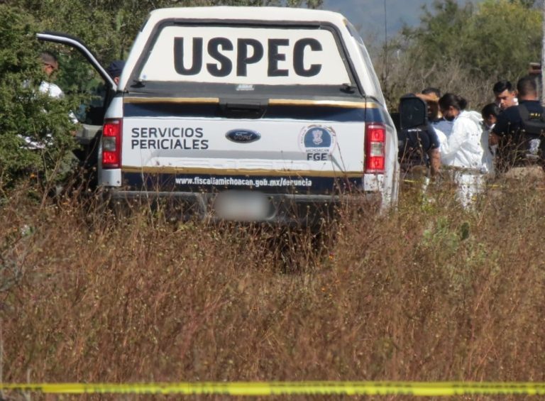 Localizan a un hombre ejecutado en la colonia Jardines de Atimapa, en Apatzingán