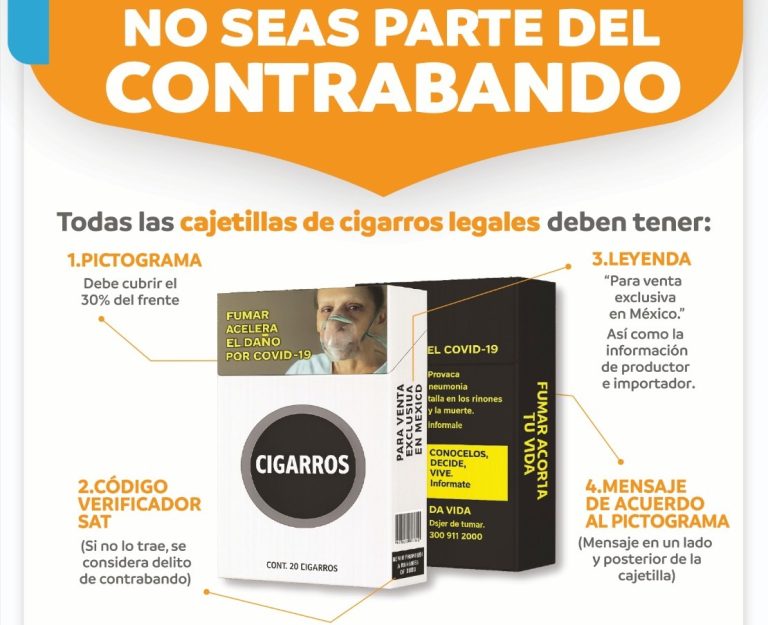 Hoy, uno de cada cuatro cigarros vendidos en México es de procedencia ilícita