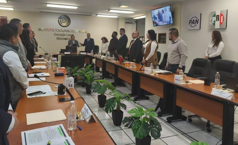 Abre INE proceso electoral en Michoacán; partidos demandan frenar ingreso de grupos fácticos