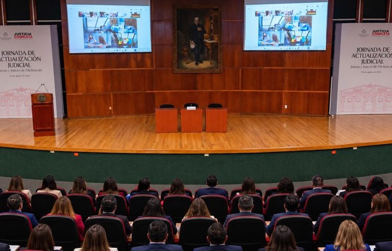 Continúa Poder Judicial de Michoacán preparándose para implementar el Código Nacional de Procedimientos Civiles y Familiares