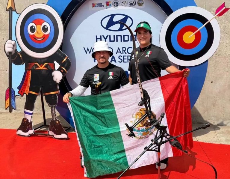 El michoacano Samuel Molina gana medalla de oro en la Serie Mundial de Para Tiro con Arco