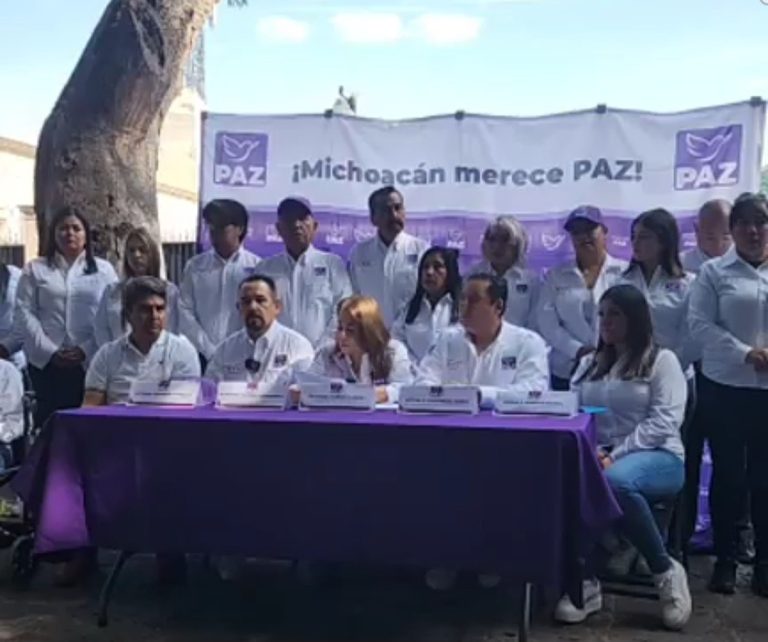 El partido PAZ presenta 22 ejes para trabajar en el fortalecimiento de Michoacán