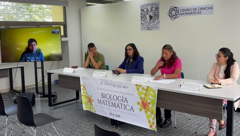 La Segunda Escuela Michoacana de Biología Matemática se realizará en Morelia