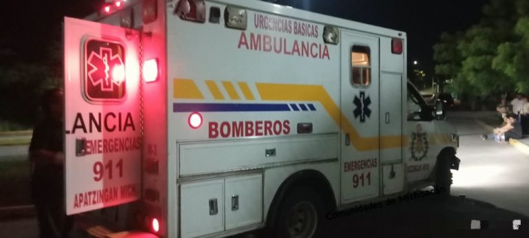 Joven es atropellado tras presuntamente disparar contra otras personas en Apatzingán 