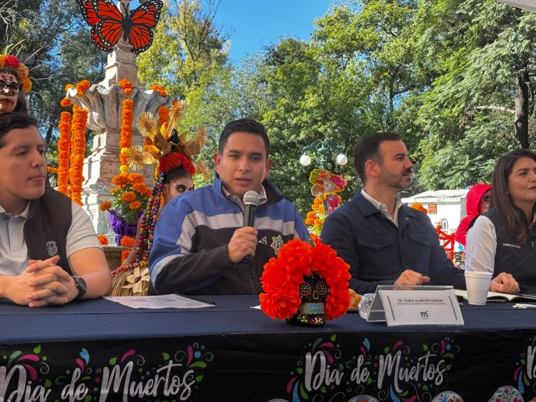 Desplegarán más de 300 policías en Morelia por festejos de Día de Muertos