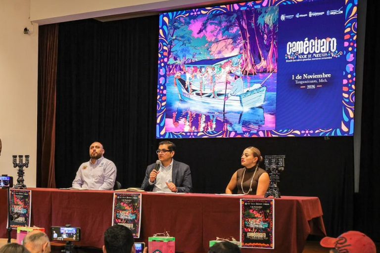 Camécuaro listo para la gran fiesta de Día de Muertos con música, arte y gastronomía