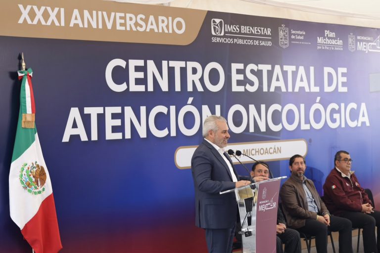 Anuncia Bedolla ampliación del Centro Estatal de Atención Oncológica