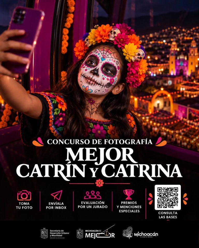 Caracterízate de catrín o catrina y gana 5 mil pesos en el concurso de foto del teleférico
