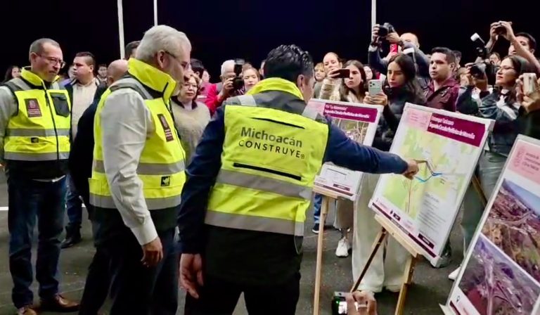 Abren distribuidor vial de Tacícuaro como ruta alterna para Día de Muertos