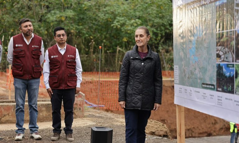 Supervisa Claudia Sheinbaum rehabilitación de plantas de tratamiento del Lago de Pátzcuaro