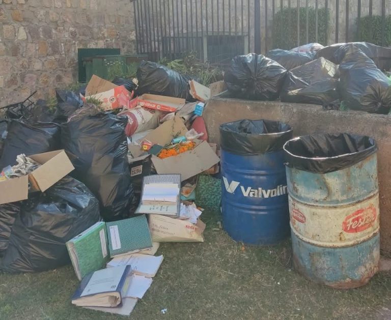 Documentación de Facultad de Derecho de UMSNH aparece en la basura, denuncian alumnos, exigiendo respuesta a directora interina